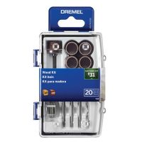 Kit para Madeira com 20 Acessórios- Dremel 26150733ab
