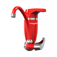 Torneira de Parede Acqua Premium Vermelho Cromada com Filtro Acquabios