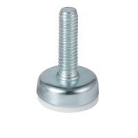 Pé Nivelador 22mm 1/4X1 Pol. BR Zin Completa