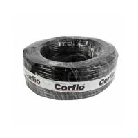 1 Metro Cabo PP Flexível 3x4mm 500V Preto Corfio