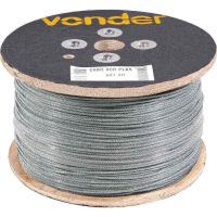 1 Metro de Cabo Aço Galvanizado Náutico 1/8" Vonder