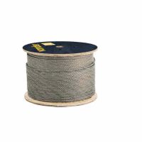 1 Metro De Cabo De Aço Polido AF 25,4mm 1" 6 X 25 CR 37,9KGF Vonder