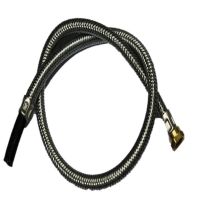 1 Metro de Mangueira para Gás Galvanizada Ponta Mangueira x Fêmea Usicom