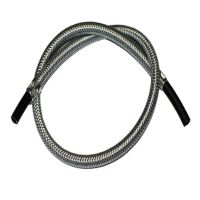 2 Metros de Mangueira para Gás Galvanizada Ponta Mangueira x Fêmea 1/2" Usicom