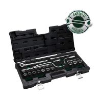 Jogo de Soquetes Estriado ½” com 24 peças - Belzer 204400bj