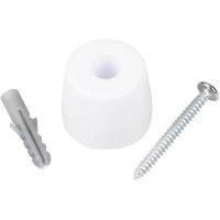 Batedor Para Porta Chato Branco Bemfixa  