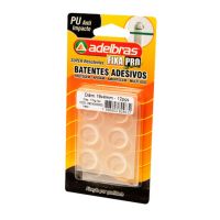 Batentes Adesivos 215 Protetor  19x4mm  12 Peças Adelbras
