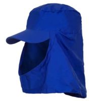 Boné Árabe Helanca com Velcro Azul Protefer