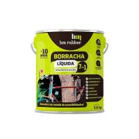 Borracha Líquida Preto 3,6Kg Hm Rubber