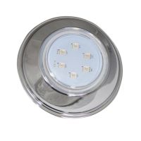 Luminária para Piscina Hiper Led RGB 9W Inox 316 L Brustec