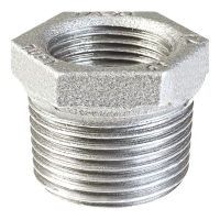 Bucha de Redução Galvanizada 1/2"x3/8" NPT Tupy