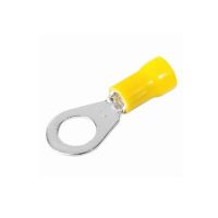 Terminal Olhal M4 Pré-Isolado 4-6mm Amarelo Lukma TA4481