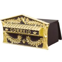 Caixa de Correio Metal Modelo Samambaia para Muro Metalúrgica Dragão