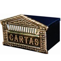 Caixa de Correio Modelo Tijolinho com Suporte Metalmig