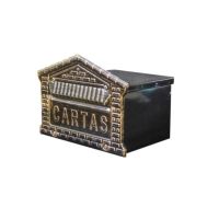 Caixa de Correio Tijolinho Fume Metal Mig