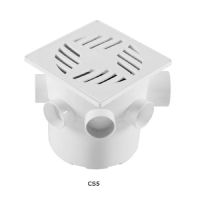 Caixa Sifonada Quadrada Branco 15X15cm Astra