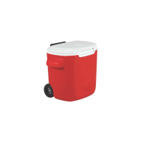Caixa Térmica com Rodas 16QT 15,1L Vermelho Coleman