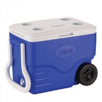 Caixa Térmica c/ Rodas Azul Coleman 38L original