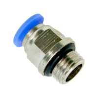 Conector Macho Instantâneo Giratório Plástico 08x1/4" BSP Fluir