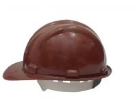 Capacete Aba Frontal Com Carneira Marrom Plastcor