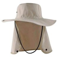 Chapéu De Pano Bege Com Proteção De Pescoço Australiano Silvio