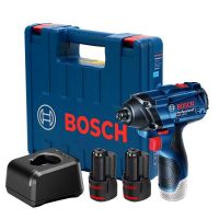 Chave de impacto Bosch GDR 120-LI, 12V, 2 baterias e maleta