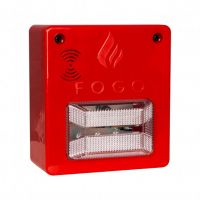 Sinalizador Audiovisual com Sirene 12V 24V Segurimax