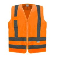 Colete de Sinalização com 1 Bolso Laranja XG Kalipso