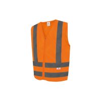 Colete Refletivo Laranja Tamanho G Steelflex