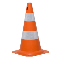 Cone de Sinalização 50cm com Faixa Refletiva- Kteli