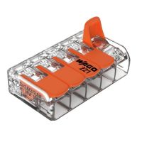 Conector de Emenda 5 Polos 221-615 0,5-6,0MM² Wago