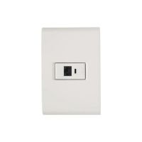 Conjunto 4X2 1 Tomada RJ45 CAT. 6 Liz Branco Tramontina