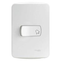 Conjunto Campainha Pulsador 10A 250V Miluz Schneider Eletric S3B62460