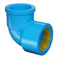 Cotovelo Joelho Soldável (LR) ) 90° 20X 1/2" Bucha Latão Fortlev