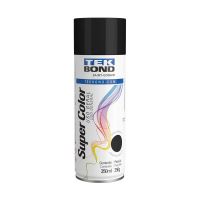 Tinta Spray Preto Brilhante Uso Geral 350 Ml TekBond
