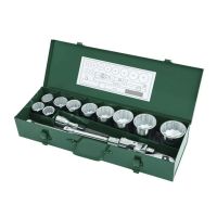 Jogo De Soquetes Estriados 3/4" Sata