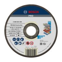 Disco de Corte Bosch MultiConstruction 115x1mm Centro Reto