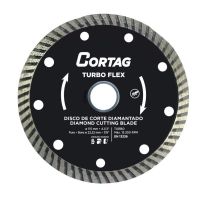 Disco Diamantado 115mm Turbo Flex Esmerilhadeira Cortag
