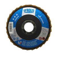 Disco Flap Polimento Inox Grosso 115x22,23mm Tyrolit