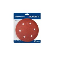 Disco Lixa Parede 225mm P 120 Mlp750 Com 10 Unidades Menegotti