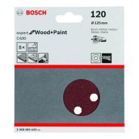 Disco de Lixa Velcro Expert For Wood Paind 125mm G120 Bosch
