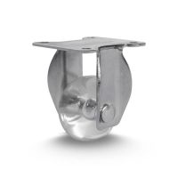 Rodízio Fixo Giratório 1.3/8" Gel Transparente CP 30Kg Colson 