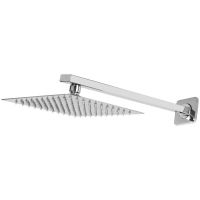 Ducha Articulada Quadrada de Inox com Tubo Longo Pevilon