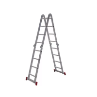 Escada Articulada Alumínio 13x1 4x4 16 Degraus Botafogo