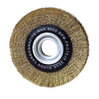 Escova de Aço Circular Ondulada 6 x 1/2" Carbografite