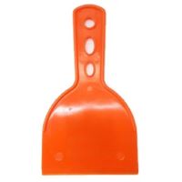 Espátula Plástica Lisa Laranja 100mm Pincéis Compel