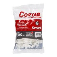 Espaçador Nivelador 1,0mm Smart com 100 Unidades Cortag