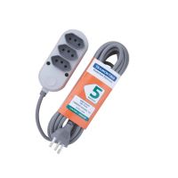 Extensão Elétrica 2P+T 10 A 250 V Com 3 Tomadas 5 Metros Tramontina