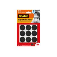 Feltro Preto Anti-Risco Redondo G Scotch 3M