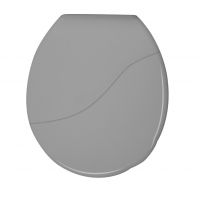 Assento Sanitário Almofadado Bellart Cinza Claro 572 Durin